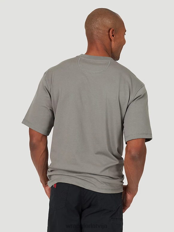 niķelis riggs workwear īsām piedurknēm 1 kabatas performances t-krekls vīriešiem apģērbs Wrangler BFNTB281