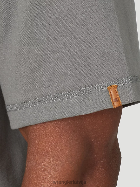 niķelis riggs workwear īsām piedurknēm 1 kabatas performances t-krekls vīriešiem apģērbs Wrangler BFNTB281