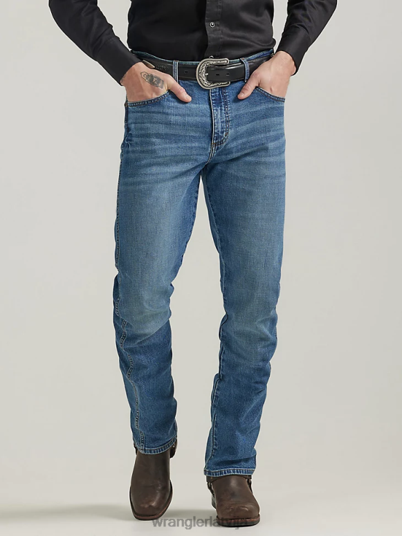 normande retro slim fit džinsi ar taisnām kājām vīriešiem apģērbs Wrangler BFNTB23