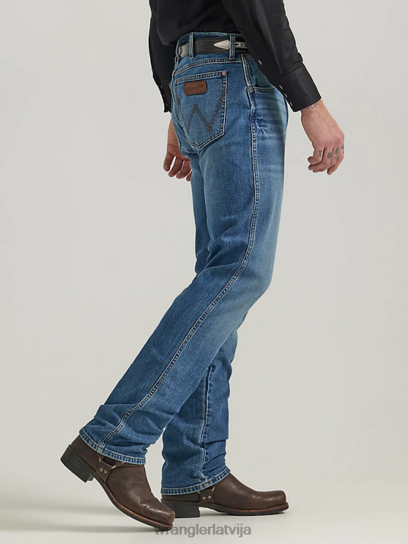 normande retro slim fit džinsi ar taisnām kājām vīriešiem apģērbs Wrangler BFNTB23