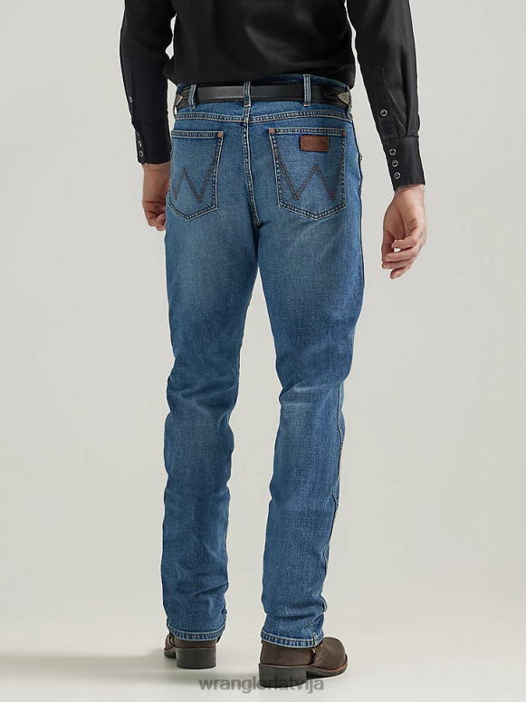 normande retro slim fit džinsi ar taisnām kājām vīriešiem apģērbs Wrangler BFNTB23