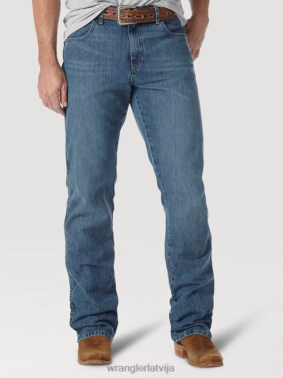 nēsāts retro slim fit bootcut džinsi vīriešiem apģērbs Wrangler BFNTB9