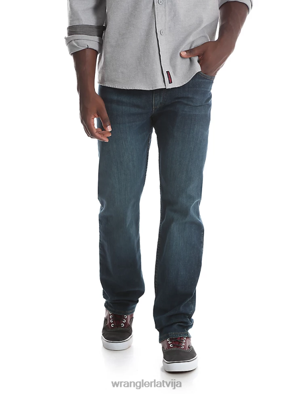 ogleklis Pieczvaigžņu augstākās kvalitātes džinsa elastīgs džinss komfortam regulāri pieguļošs džinss vīriešiem apģērbs Wrangler BFNTB141