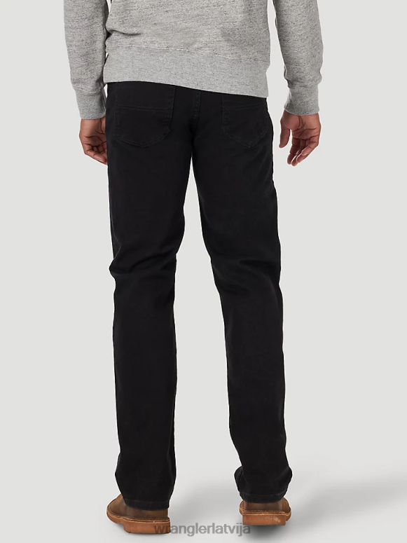 ogļu melns Authentics regular fit komforta jostasvietas džins vīriešiem apģērbs Wrangler BFNTB207