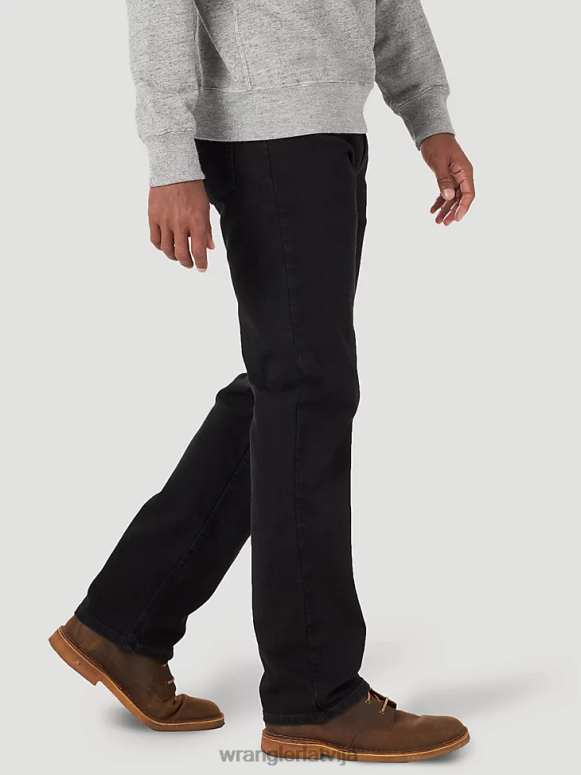 ogļu melns Authentics regular fit komforta jostasvietas džins vīriešiem apģērbs Wrangler BFNTB207