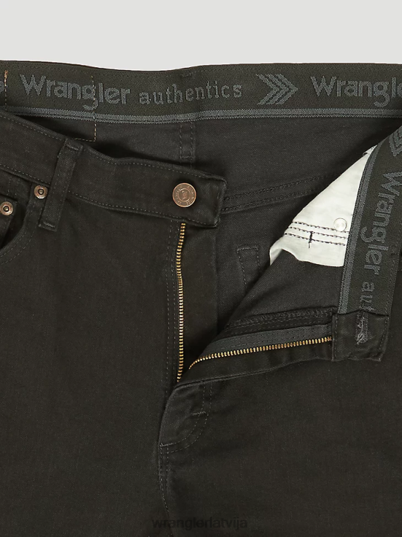 ogļu melns Authentics regular fit komforta jostasvietas džins vīriešiem apģērbs Wrangler BFNTB207