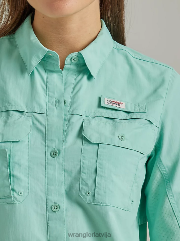 okeāns atg ar makšķernieka kreklu sievietes apģērbs Wrangler BFNTB898