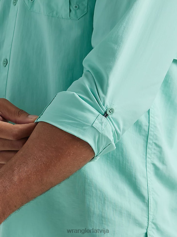 okeāns atg makšķernieka krekls ar garām piedurknēm vīriešiem apģērbs Wrangler BFNTB339