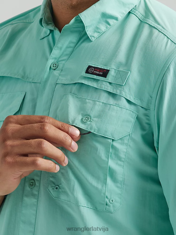 okeāns atg makšķernieka krekls ar garām piedurknēm vīriešiem apģērbs Wrangler BFNTB339