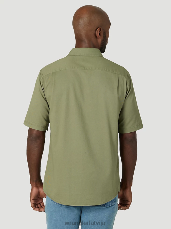 olivīns episks mīksts elastīgs sarža krekls vīriešiem apģērbs Wrangler BFNTB363