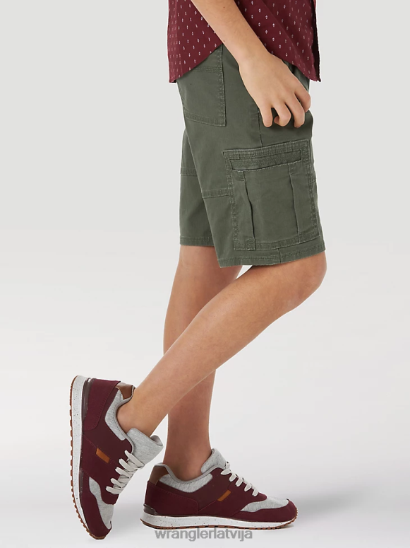 olīvu Comfort flex cargo īss zēni apģērbs Wrangler BFNTB996