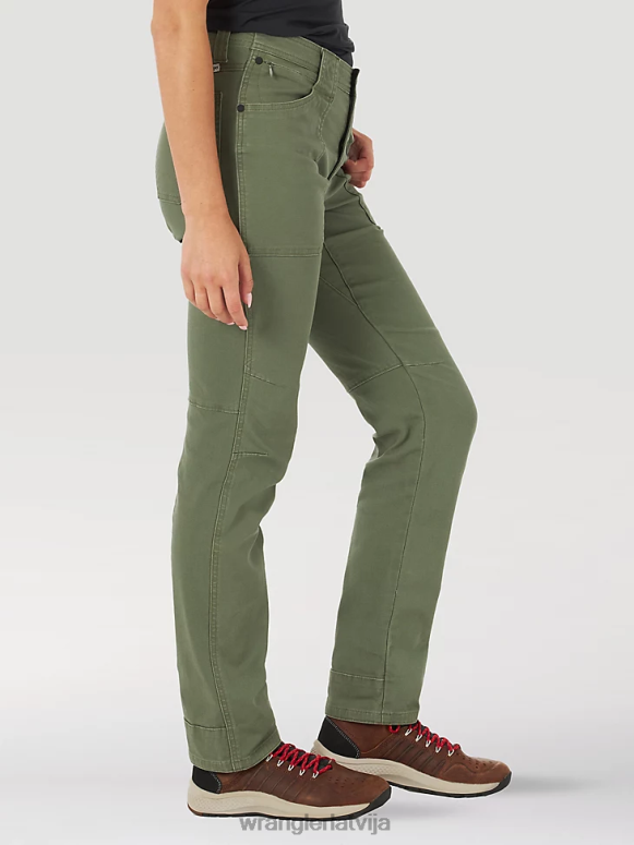 olīvu atg by canvas pant sievietes apģērbs Wrangler BFNTB812