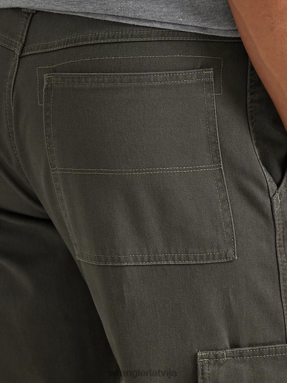 olīvu drūms autentiskas relaksētas kravas bikses vīriešiem apģērbs Wrangler BFNTB243