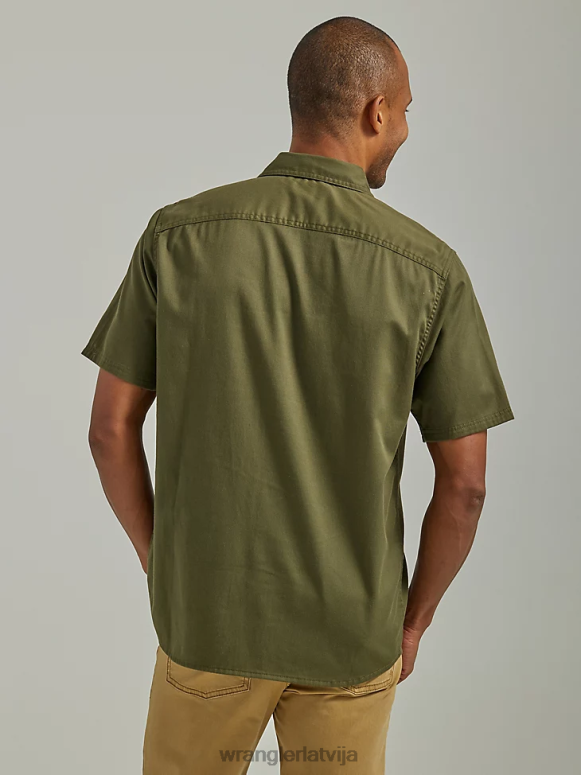 olīvu nakts episks mīksts elastīgs sarža krekls vīriešiem apģērbs Wrangler BFNTB357