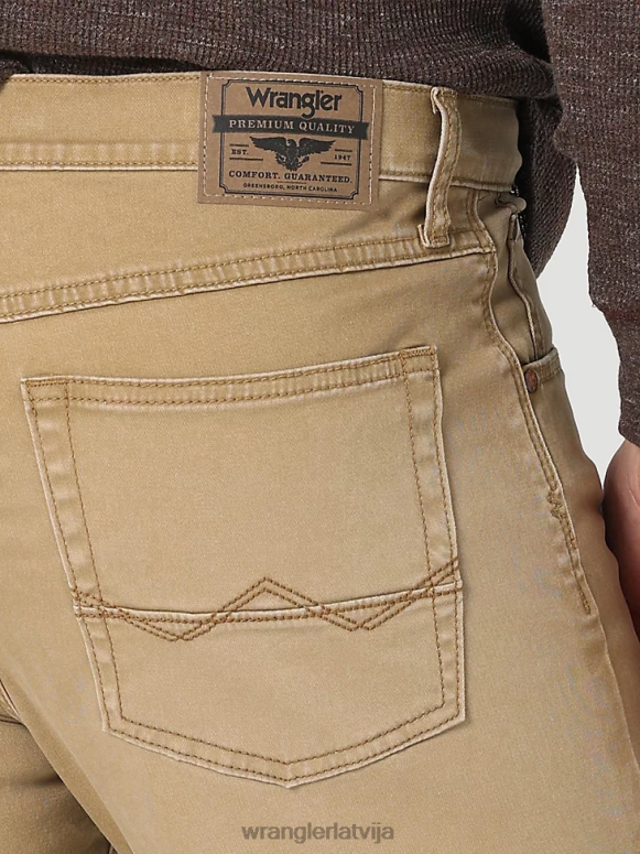 ozolzīle Piecu zvaigžņu augstākās kvalitātes slaidi taisni džinsi vīriešiem apģērbs Wrangler BFNTB161