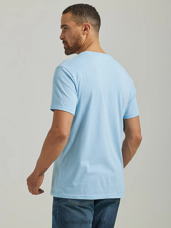 oša virši riggs workwear henley ar īsām piedurknēm vīriešiem apģērbs Wrangler BFNTB271