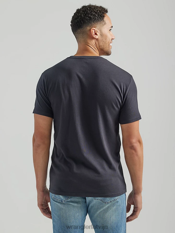 oša virši riggs workwear henley ar īsām piedurknēm vīriešiem apģērbs Wrangler BFNTB271