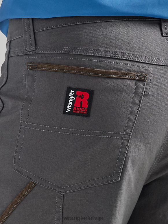 pelēka strīpa riggs workwear utility relaxed short vīriešiem apģērbs Wrangler BFNTB674