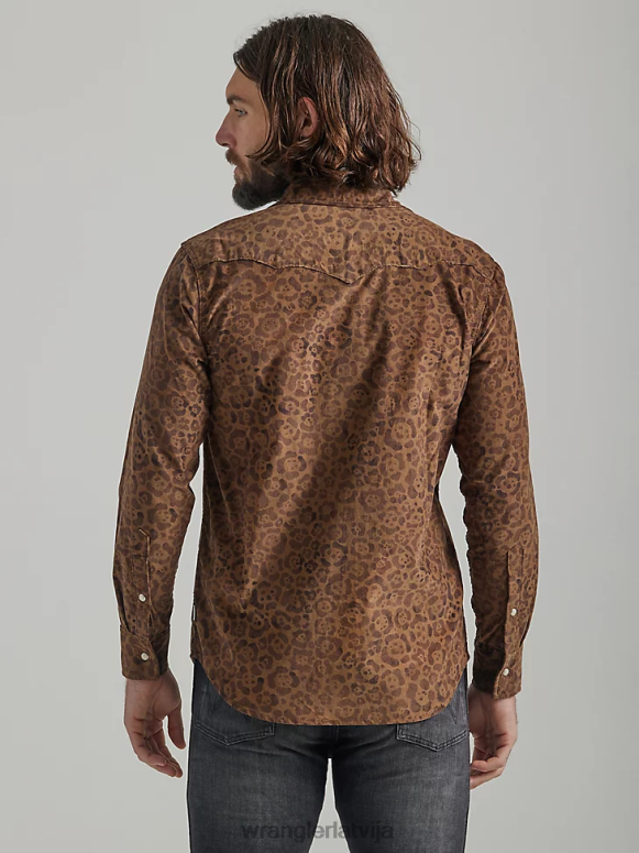 pelēki zils Pret grumbām Rietumu rūtains krekls ar īsām piedurknēm vīriešiem apģērbs Wrangler BFNTB442