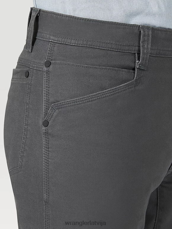 pelēks atg pastiprinātas komunālās bikses vīriešiem apģērbs Wrangler BFNTB622