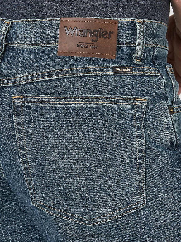 pelēks nokrāsa elastīgs džinss vīriešiem apģērbs Wrangler BFNTB171