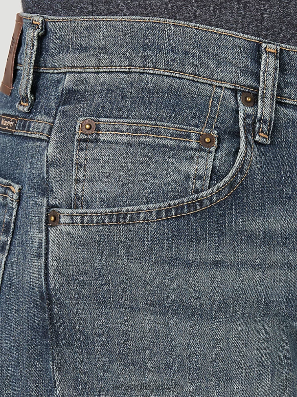 pelēks nokrāsa elastīgs džinss vīriešiem apģērbs Wrangler BFNTB171