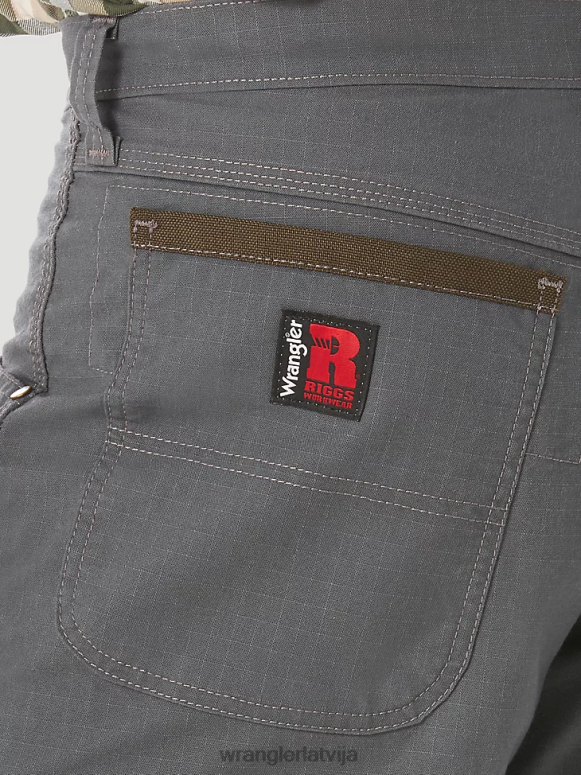 pelēks riggs workwear regular fit work short vīriešiem apģērbs Wrangler BFNTB664