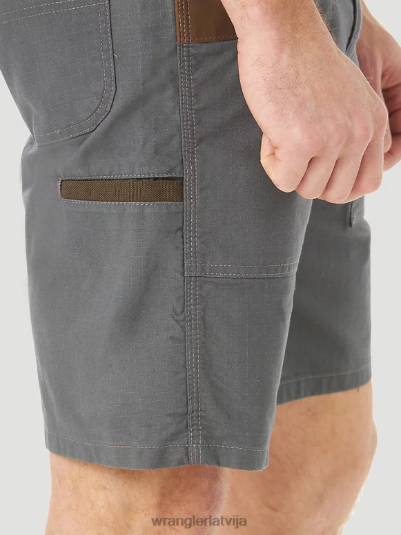 pelēks riggs workwear regular fit work short vīriešiem apģērbs Wrangler BFNTB664