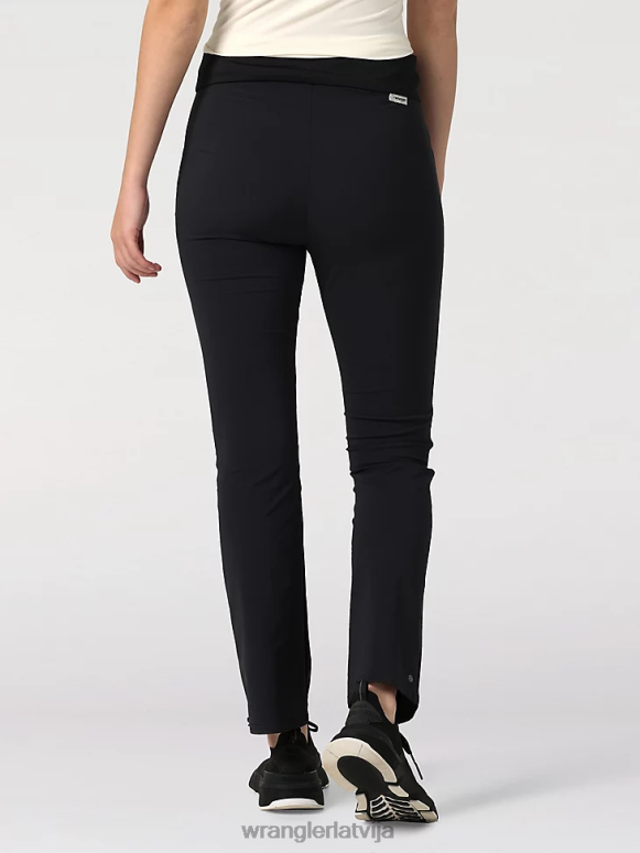 piķa melns atg ar fwds uzvelkamās bikses sievietes apģērbs Wrangler BFNTB810