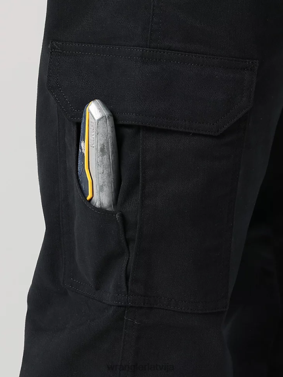 piķa melns darba apģērba sarža cargo bikses vīriešiem apģērbs Wrangler BFNTB689