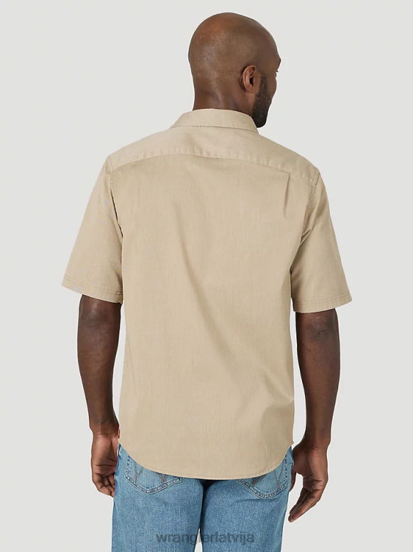 plūškoka virši episks mīksts elastīgs sarža krekls vīriešiem apģērbs Wrangler BFNTB360