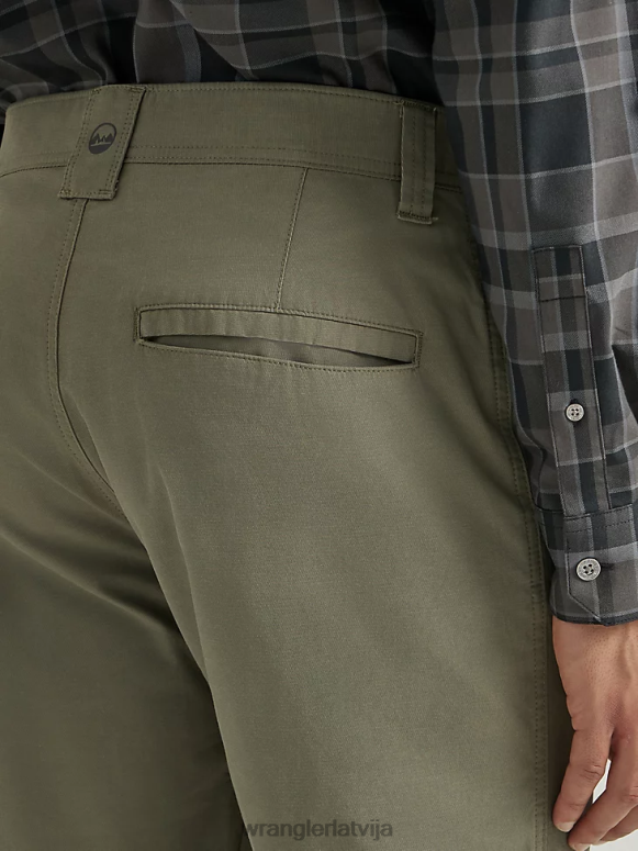 putekļainās olīvas āra čino bikses vīriešiem apģērbs Wrangler BFNTB252