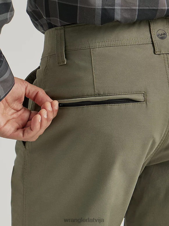 putekļainās olīvas āra čino bikses vīriešiem apģērbs Wrangler BFNTB252