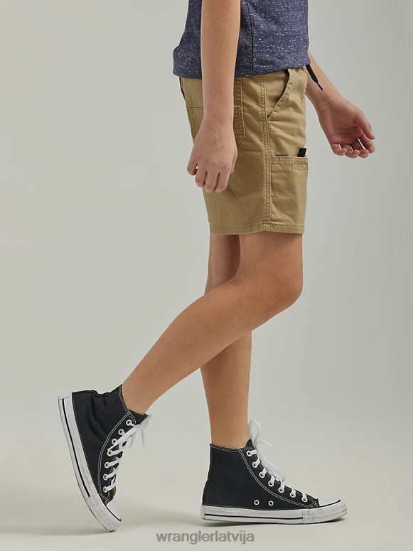 pārakmeņojies ozols utilīta īss (husky) zēni apģērbs Wrangler BFNTB1035