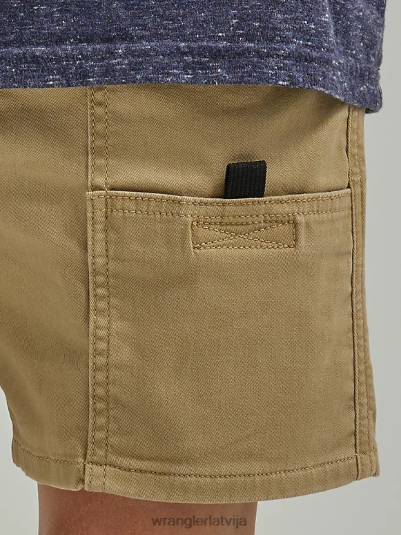 pārakmeņojies ozols utilīta īss (husky) zēni apģērbs Wrangler BFNTB1035