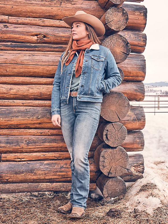 rebeka galīgais izjādes džins vītols sievietes apģērbs Wrangler BFNTB786