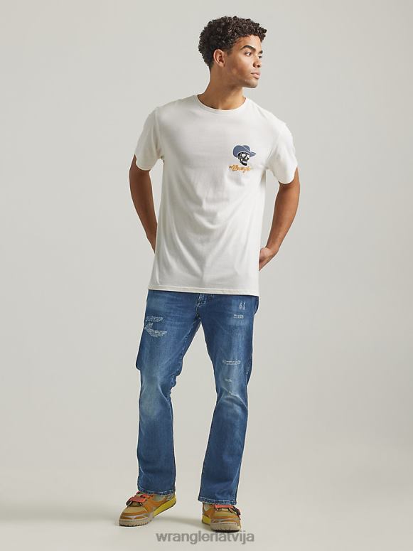 rio iznīcināti bootcut džinsi vīriešiem apģērbs Wrangler BFNTB146