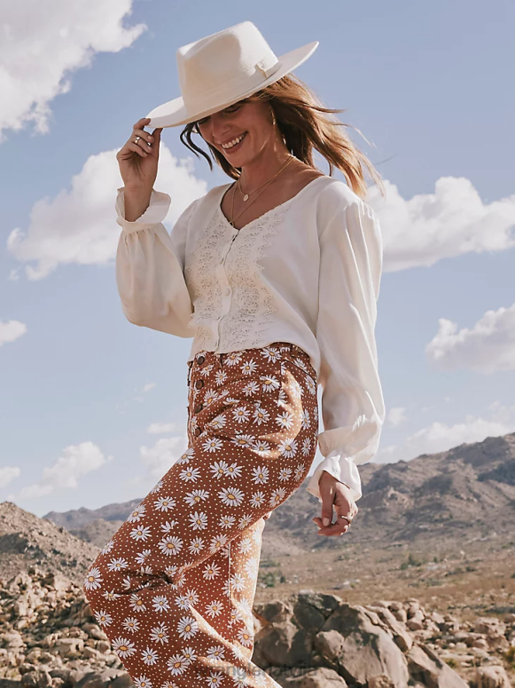 sarkans retro americana bandana rietumu krekls sievietes apģērbs Wrangler BFNTB882