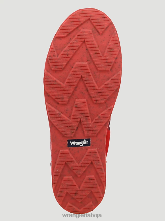 sarkans/melns dienvidrietumu apdrukas kedas ar zemu augšdaļu sievietes apavi Wrangler BFNTB931