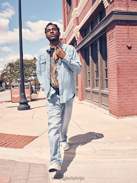 saules zils mantojuma redding brīvi pieguļošs džinss vīriešiem apģērbs Wrangler BFNTB187