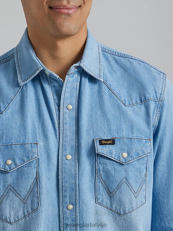 sauļošanās līdzeklis mantojuma darba krekls vīriešiem apģērbs Wrangler BFNTB475