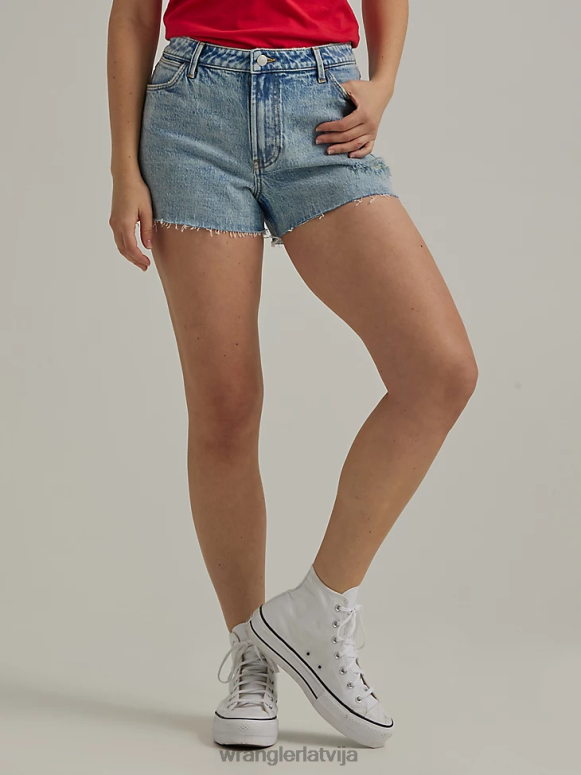 savvaļas zieds augstceltne vintage cut-off short sievietes apģērbs Wrangler BFNTB837