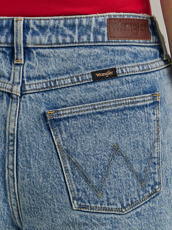 savvaļas zieds augstceltne vintage cut-off short sievietes apģērbs Wrangler BFNTB837