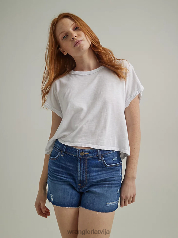 sārtināts augstceltne vintage cut-off short sievietes apģērbs Wrangler BFNTB832