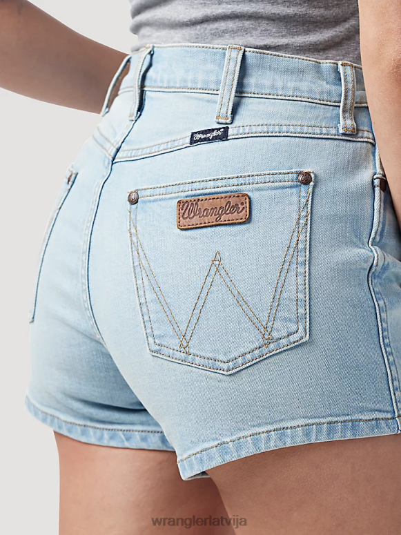 sārtināts augstceltne vintage cut-off short sievietes apģērbs Wrangler BFNTB832