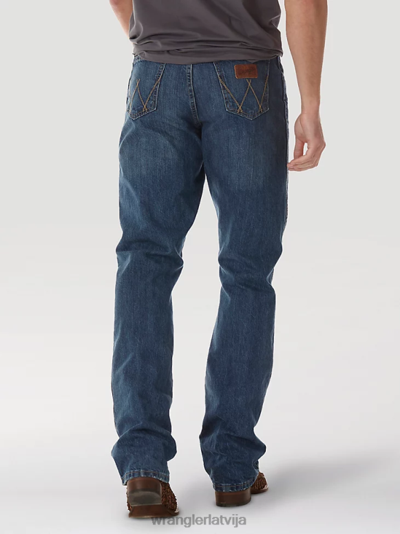 tb mazgāšana Retro atvieglinātas piegriezuma džinsi vīriešiem apģērbs Wrangler BFNTB42