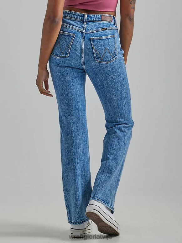 topāzs augstceltnes drosmīgi džinsi sievietes apģērbs Wrangler BFNTB735