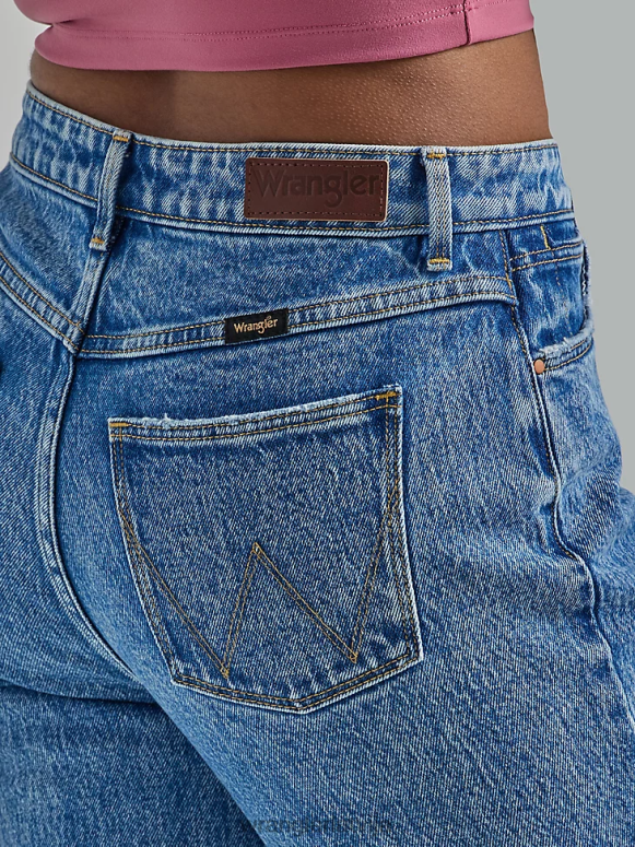 topāzs augstceltnes drosmīgi džinsi sievietes apģērbs Wrangler BFNTB735