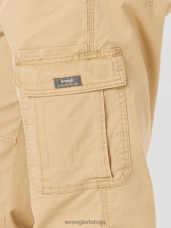 travertīns autentiskas atvieglinātas stretch cargo bikses vīriešiem apģērbs Wrangler BFNTB234