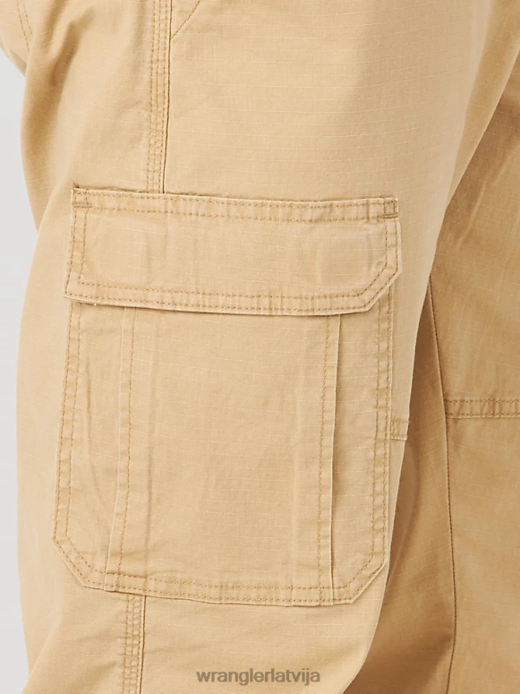 travertīns autentiskas atvieglinātas stretch cargo bikses vīriešiem apģērbs Wrangler BFNTB234